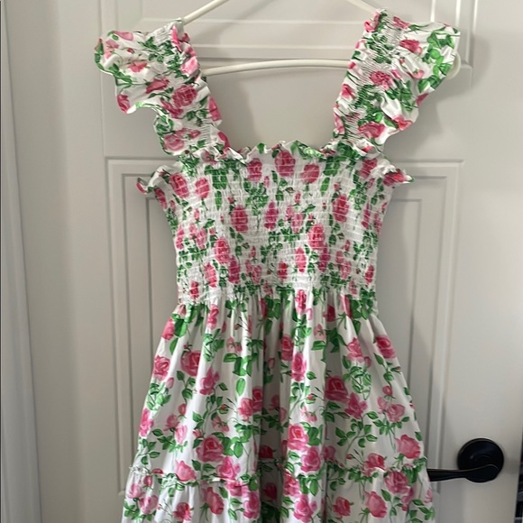 Hill House The Nap Floral Pink and Green Dress - Picture 5 of 5